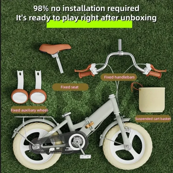 9abe6ae7786d4c68afa06c29be37114d-goods Foldable Retro Style Kids Bike