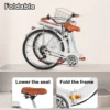 Foldable 7 speed Adult Bike 24inch