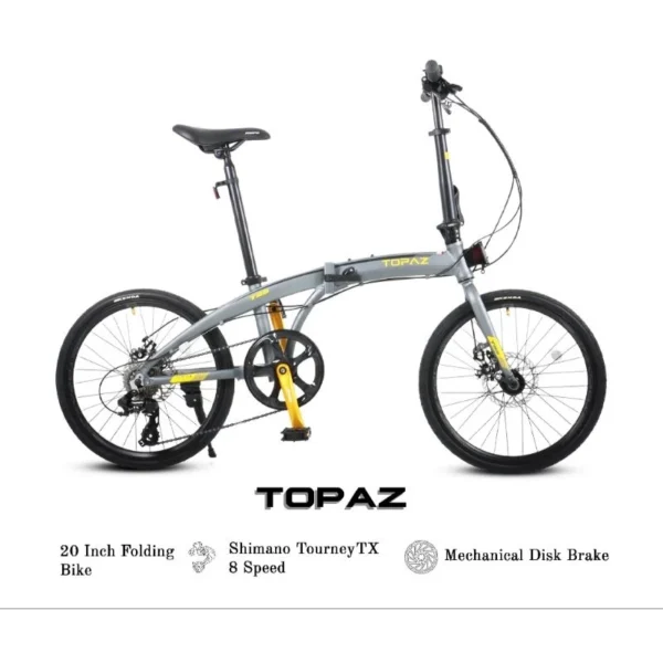 TRS Topaz Adult Folding Bike 20inch