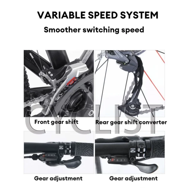Dual Disc Brake Adult Mountain Bike 26inch