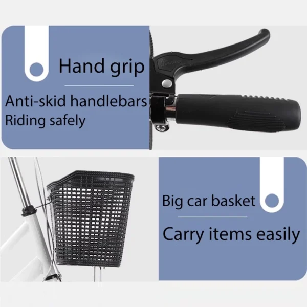 Adult Bicycle with Basket 24inch