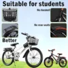 my-11134207-7rask-mapfor73cm96a6 Kids Mountain Bike with Back Seat 20inch