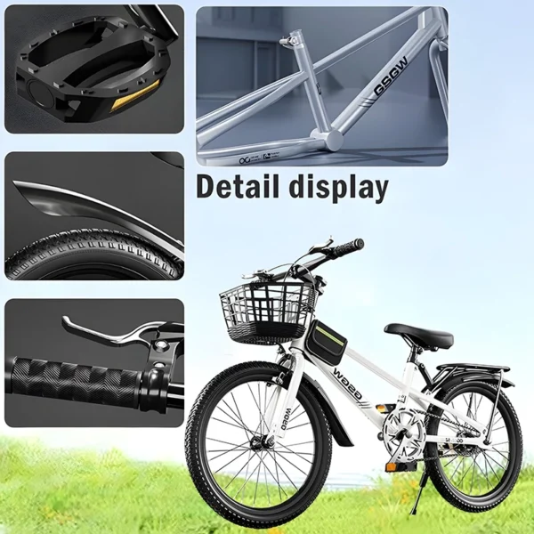 my-11134207-7rasl-mapfor6td0jve7 Kids Mountain Bike with Back Seat 20inch